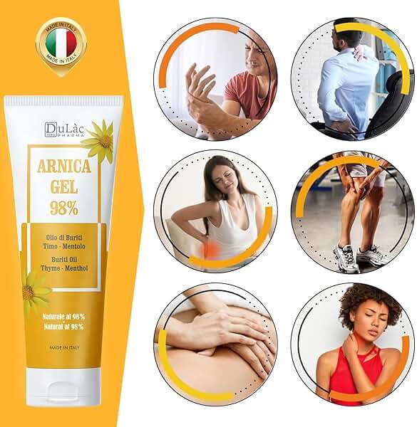 Dulac Arnica Body Massage Gel – Water-Based Cosmetic Massage Gel with Arnica Montana, Fast-Absorbing Lightweight Texture, Non-Greasy Feel, Dermatologically Tested, 3.38 Fl Oz - Image 7