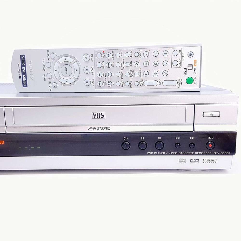 Sony SLV-D360P DVD Player / Video Cassette Recorder Combination 4-Head Hi-Fi VHS Player / CD Player W/ Progressive Scan, DTS Digital Out. (Renewed) - Image 3