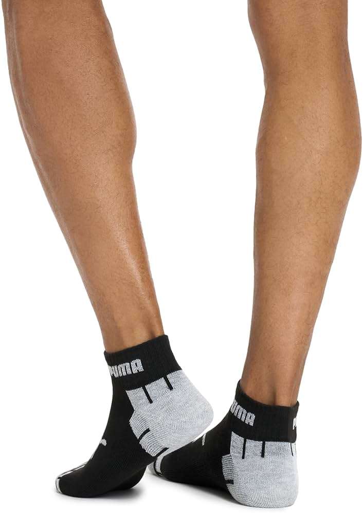 PUMA Men's 6 Pack Quarter Crew Socks - Image 4