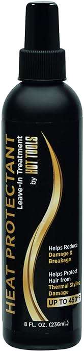 Hot Tools Hair Heat Protectant Leave-in Treatment Spray, 8 Ounce - Image 1