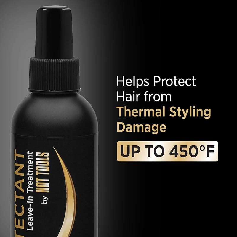 Hot Tools Hair Heat Protectant Leave-in Treatment Spray, 8 Ounce - Image 2