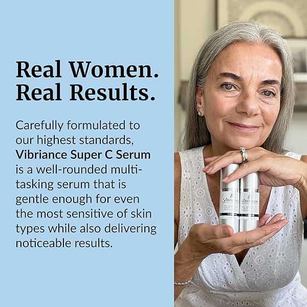 Vibriance Super C Serum for Mature Skin - All-in-One Vitamin Formula Hydrates, Firms, Lifts, Smooths, Targets Age Spots, Wrinkles, 1 fl oz - Image 6