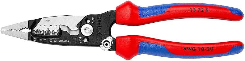KNIPEX Tools 13 72 8 Forged Wire Stripper, 8-Inch - Image 3