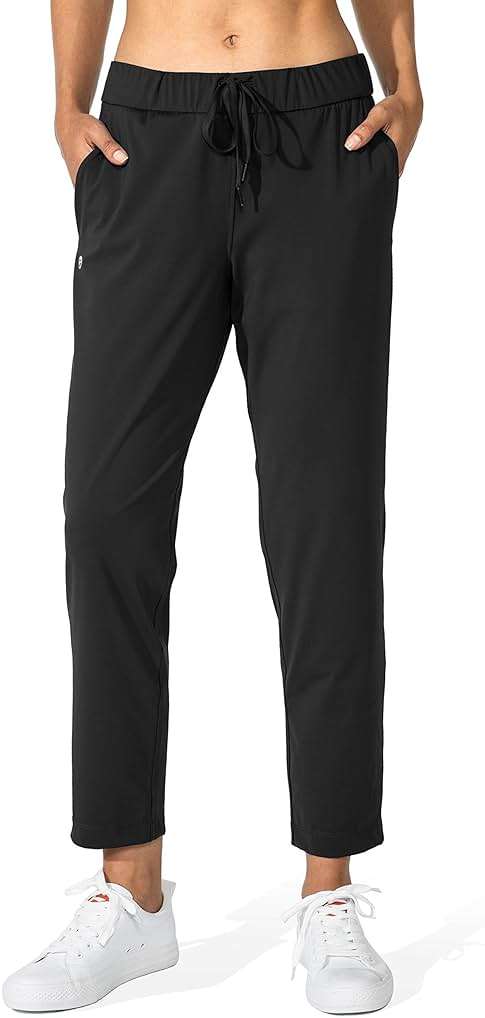 G Gradual Women's Pants with Deep Pockets 7/8 Stretch Ankle Sweatpants for Golf, Athletic, Lounge, Travel, Work - Image 3