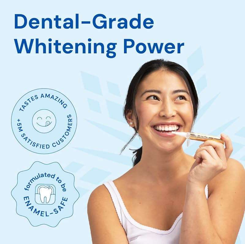SNOW Extra Strength Teeth Whitening Pen | Hydroxyapatite | Dual Whitening Complex of Hydrogen Peroxide and Carbamide Peroxide | Coffee Wine Tea Stains | Fluoride Free | Peppermint - Image 8