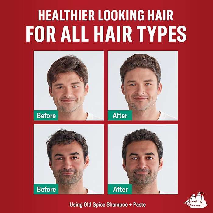 Old Spice Tea Tree Shampoo for Men, Healthier, Fuller, More Moisturized Looking Hair, 21.9 Fl Oz Each, Twin Pack - Image 4