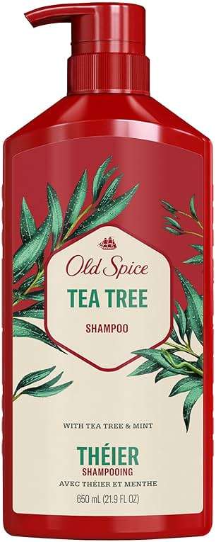 Old Spice Tea Tree Shampoo for Men, Healthier, Fuller, More Moisturized Looking Hair, 21.9 Fl Oz Each, Twin Pack - Image 8