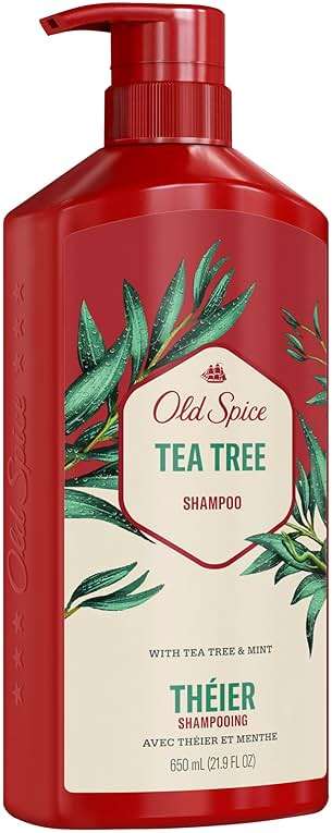 Old Spice Tea Tree Shampoo for Men, Healthier, Fuller, More Moisturized Looking Hair, 21.9 Fl Oz Each, Twin Pack - Image 10