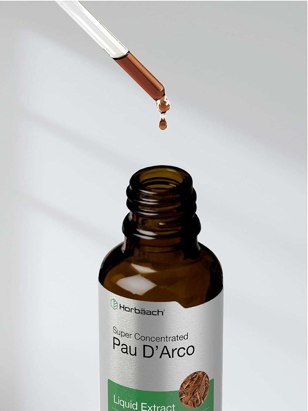 Horbaach PAU D'Arco Tincture | Inner Bark Extract | 2 fl oz | Low Alcohol Liquid Drops | Vegetarian, Non-GMO & Gluten Free Supplement - Image 7