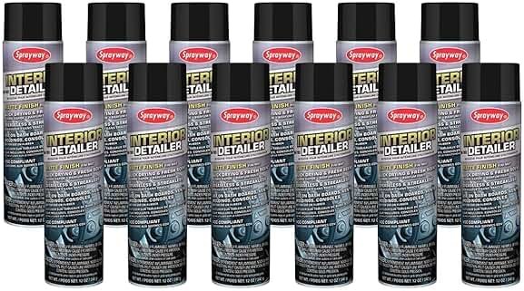 Sprayway SW780-12PK Interior Detailer, 12 oz, Pack of 12 - Product Image