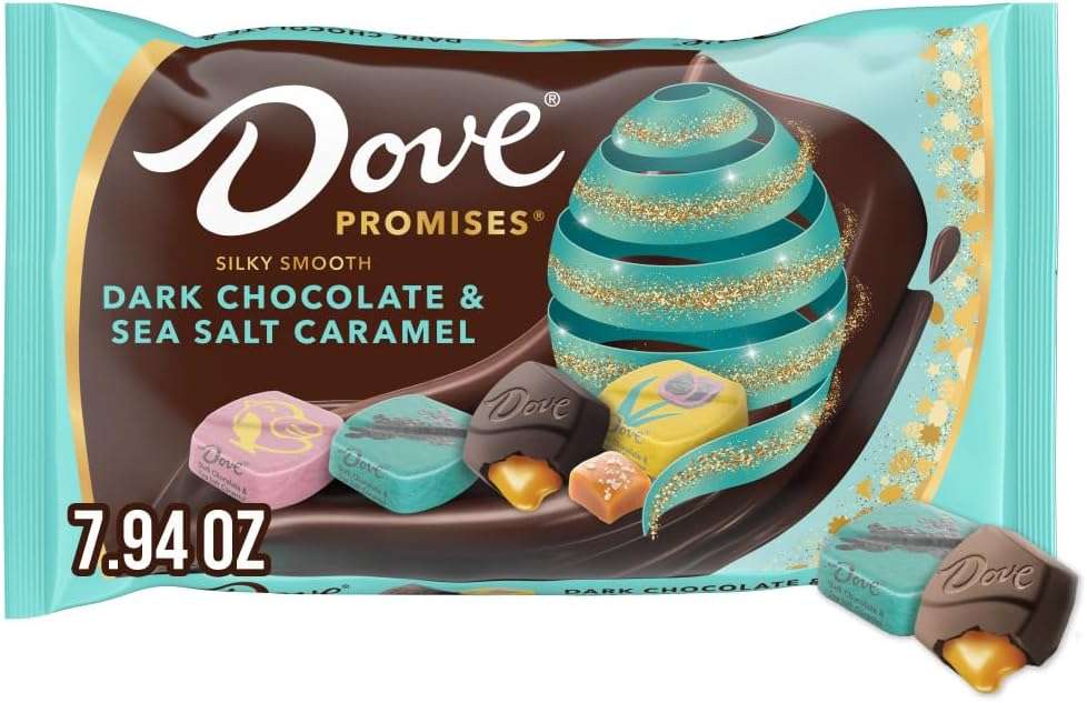 Dove Promises Silky Smooth Caramel Springtime Mix Oz, Dark Chocolate Sea Salt, 7.94 Ounce - Image 1
