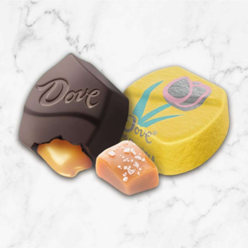 Dove Promises Silky Smooth Caramel Springtime Mix Oz, Dark Chocolate Sea Salt, 7.94 Ounce - Image 3