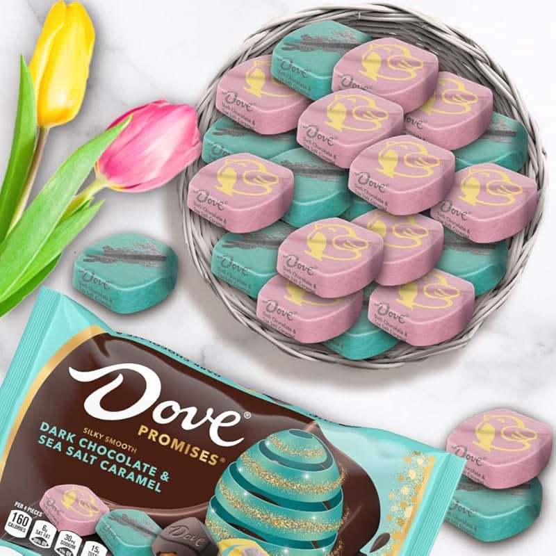 Dove Promises Silky Smooth Caramel Springtime Mix Oz, Dark Chocolate Sea Salt, 7.94 Ounce - Image 6