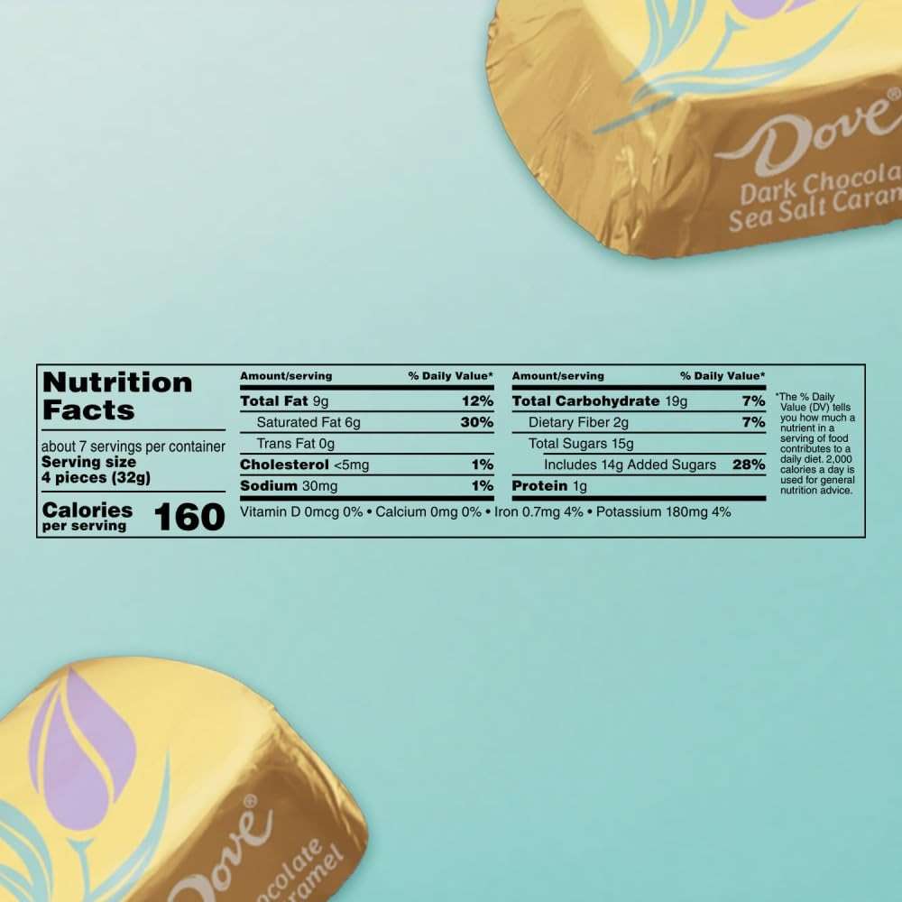 Dove Promises Silky Smooth Caramel Springtime Mix Oz, Dark Chocolate Sea Salt, 7.94 Ounce - Image 8