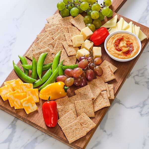 Wheat Thins Original Snacks, Whole Grain Wheat Crackers, Snack Crackers, Party Size, 20 oz - Image 5