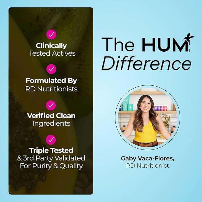 HUM Counter Cravings Chromium Supplements with L Theanine, Seaweed Extract & Forskolin to Help Support Appetite, Cravings, and Routines, Gluten Free, Caffeine Free Formula, 60 Vegan Capsules - Image 8