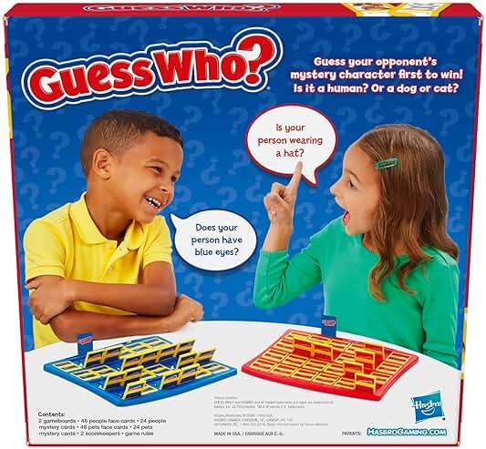 Hasbro Gaming Guess Who? Board Game, with People and Pets Cards, The Original Guessing Game, Kids, Ages 6+(Amazon Exclusive) - Image 2