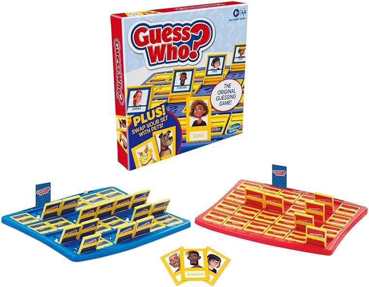 Hasbro Gaming Guess Who? Board Game, with People and Pets Cards, The Original Guessing Game, Kids, Ages 6+(Amazon Exclusive) - Image 3