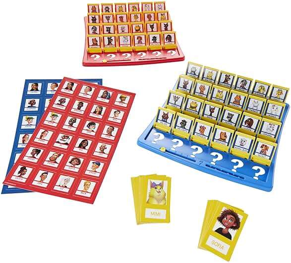 Hasbro Gaming Guess Who? Board Game, with People and Pets Cards, The Original Guessing Game, Kids, Ages 6+(Amazon Exclusive) - Image 4