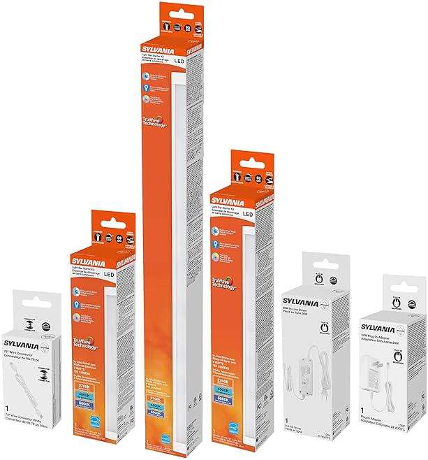 LEDVANCE Sylvania TruWave Natural Series Long Solid Connector for Under Cabinet Light System - 1 Pack, White (61811) - Image 8