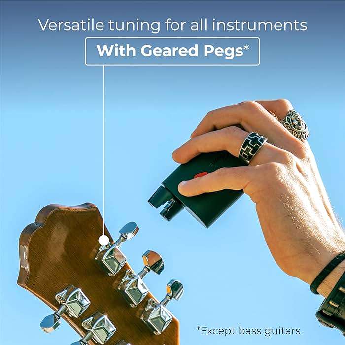 ROADIE 3 | Smart Automatic Guitar Tuner, Metronome & String Winder | For Electric Guitars, Acoustic Guitars, 12-String Guitars, Ukulele, Banjo, Mandolin | 150+ Alternate Tunings - Image 4