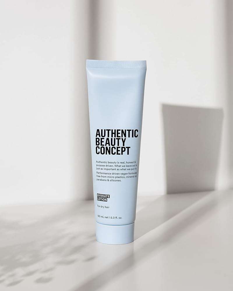 Authentic Beauty Concept Hydrate Lotion | Hydrating Hair Lotion | Leave-In Cream | Protects from Blow Dry Damage & Helps fight Frizz | Normal To Dry or Curly Hair | Vegan & Cruelty-free | 5 fl. oz - Image 5