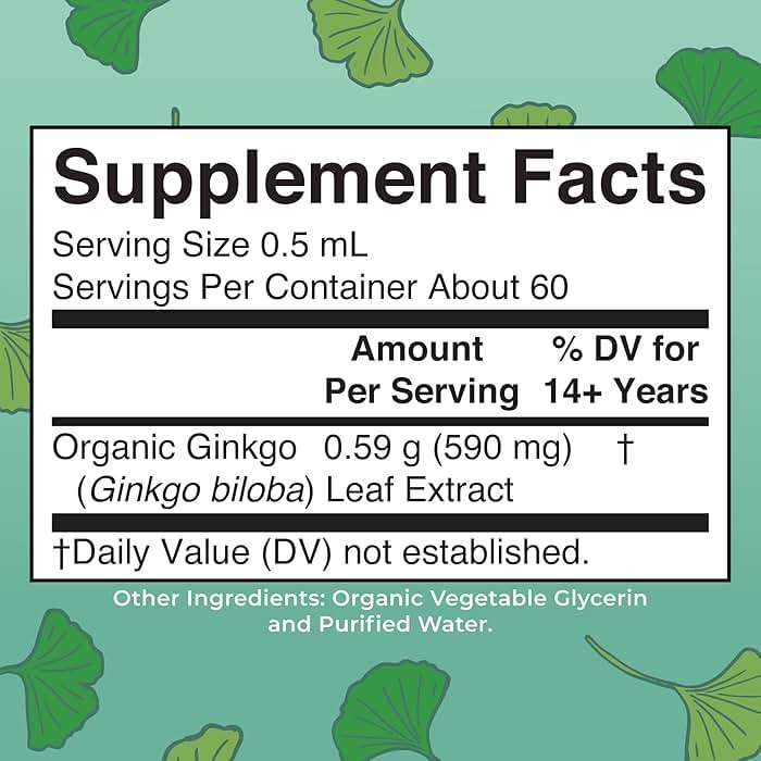 MARYRUTH'S Organics Ginkgo Leaf Liquid Drops | Herbal Supplement | Nootropic | Circulatory System & Nervous System Health | USDA Organic | Non-GMO | Vegan | 60 Servings - Image 2