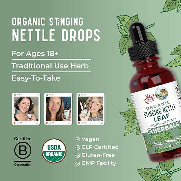 MARYRUTH'S Organics Stinging Nettle Leaf Extract | Detox Supplement Herbal Drops | USDA Organic | Vegan | Non-GMO | Gluten Free | 1 Fluid Oz - Image 9