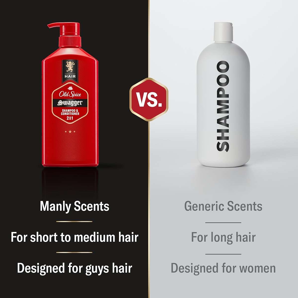 Old Spice Mens 2-in-1 Shampoo and Conditioner, Swagger, Cedarwood Lime Scent, For All Hair Types, Healthier, Fuller, Moisturized Looking Hair, Barbershop Quality, Remove Dirt & Oil, 21.9 fl oz - Image 3