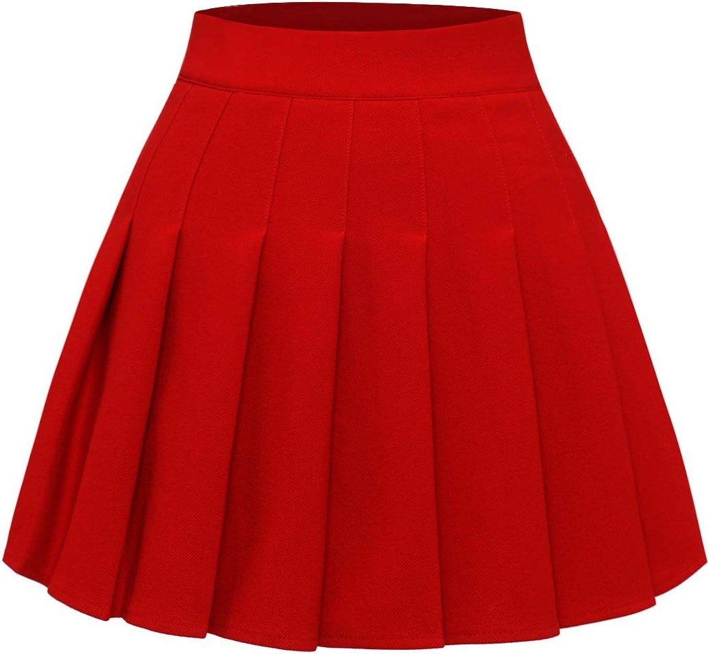 FindDress Pleated Skirts for Women High Waist Mini Tennis Skater Skirt Casual Basic Skirts Cheerleader - Product Image