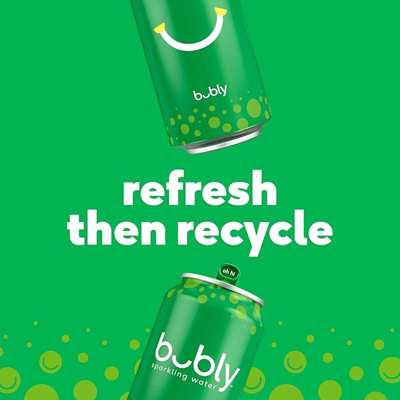 bubly Sparkling Water, 6 Flavor Variety Pack (Blackberry, Lime, Cherry, Grapefruit, Strawberry, Mango), Zero Sugar & Zero Calories, Seltzer Water, 12 Fl Oz Cans (Pack of 18) - Image 6