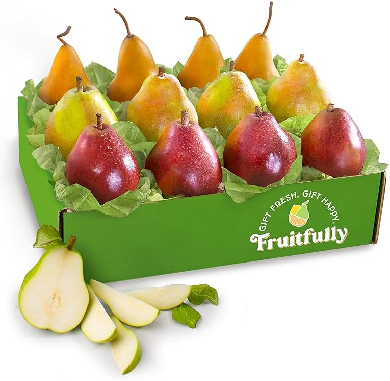 A Gift Inside Pears to Compare 12 Piece Fruit Gift - Product Image