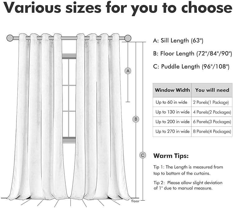 MIULEE Velvet Curtains Olive Green Elegant Grommet Curtains Thermal Insulated Soundproof Room Darkening Drapes for Classical Living Room Bedroom Decor 52 x 84 Inch Set of 2 - Image 6