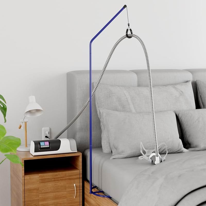 PurePap CPAP Hose Holder for Sleeping - Tangle-Free CPAP Hose Hanger - Adjustable Swivel Arm CPAP Accessories - Compact Design CPAP Hose Holder for Bed - Sleeping Accessories - Product Image