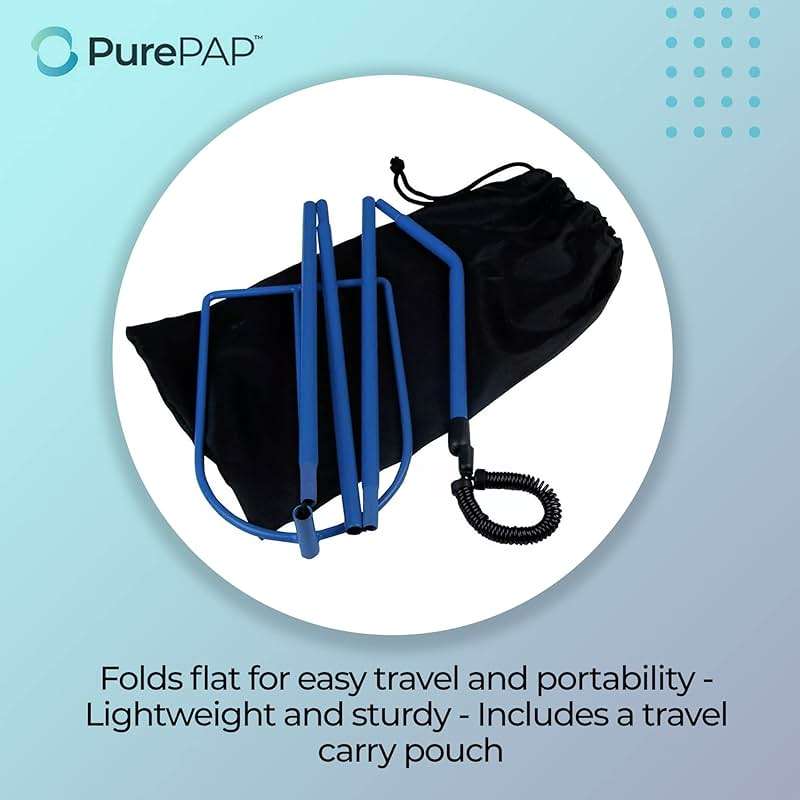 PurePap CPAP Hose Holder for Sleeping - Tangle-Free CPAP Hose Hanger - Adjustable Swivel Arm CPAP Accessories - Compact Design CPAP Hose Holder for Bed - Sleeping Accessories - Image 4
