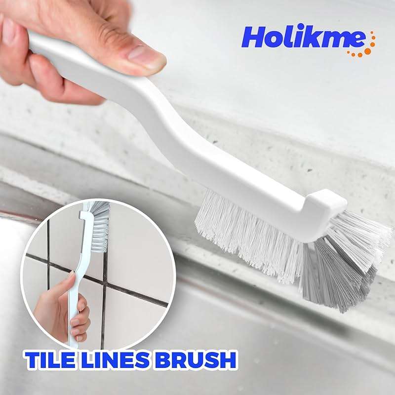 Holikme 6Pack Kitchen Cleaning Brush, Green - Image 4