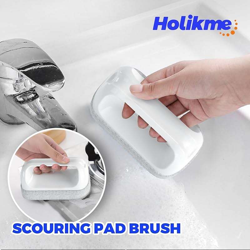 Holikme 6Pack Kitchen Cleaning Brush, Green - Image 5