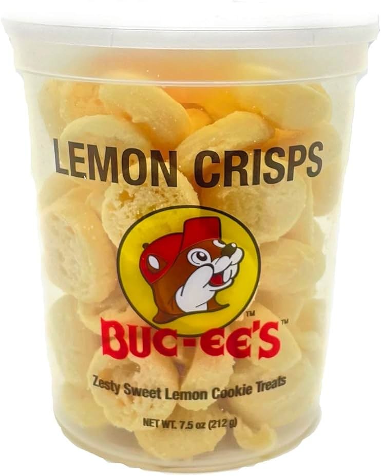 Buc-ee's Mini Cookies Lemon Crisps - Cookie Treats Snacks - Product Image