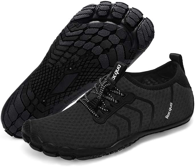 Racqua Water Shoes Quick Dry Barefoot Beach Aqua Sport Swim Surf Pool Hiking Diving Walking for Men Women - Product Image