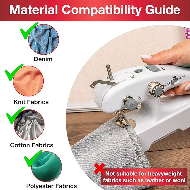 SINGER Stitch Quick + Portable Cordless Mending Machine Bundles (Two Thread Stitch Quick +) - Image 11