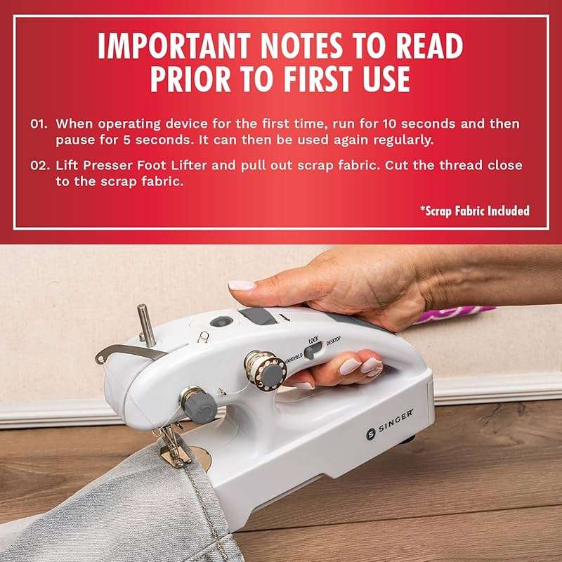 SINGER Stitch Quick + Portable Cordless Mending Machine Bundles (Two Thread Stitch Quick +) - Image 5