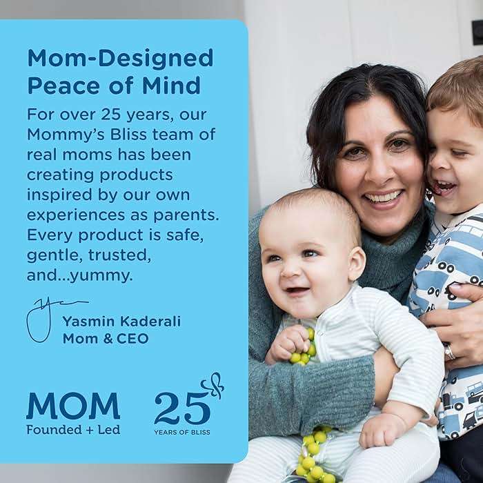 Mommy's Bliss Organic Gripe Water Pacifier Gel for Newborns, Infant Gas, Colic & Fussiness*, Age 2 Weeks +, 0.53 Oz (45 Servings) - Image 9
