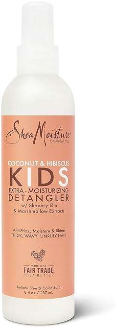 SheaMoisture Kids Extra Moisturizing Detangler, 2-In-1 Curl & Shine Coconut Hibiscus Shampoo & Conditioner, and Curling Butter Cream for Curly Hair 3 Count - Image 5