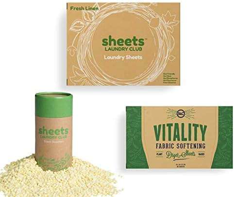 Sheets Laundry Club Bundle - 50 Pack (up to 100 loads) Fresh Linen Detergent Sheets, 40 Pack Lavender Dryer Sheets & 8 Oz. Lavender Scent Booster - New Liquidless Technology - Image 4
