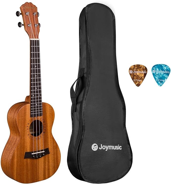 Joymusic 23" Concert Mahogany Ukulele Kit,Natural,Matt (UK-23S) - Product Image