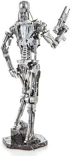 Metal Earth Fascinations Premium Series The Terminator T-800 Endoskeleton 3D Metal Model Kit - Image 5