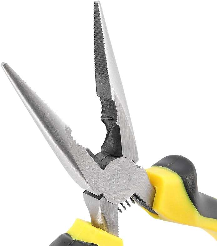 ZEONHAK 12 Pack 6 Inch Needle Nose Pliers with Wire Cutter and Spring, Non-Slip and Comfortable Handle Design for Bending Wire, Handcraft, Electronic Product Repair - Image 3
