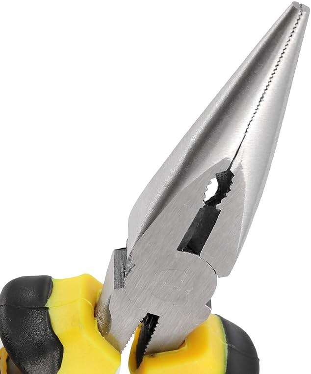 ZEONHAK 12 Pack 6 Inch Needle Nose Pliers with Wire Cutter and Spring, Non-Slip and Comfortable Handle Design for Bending Wire, Handcraft, Electronic Product Repair - Image 4