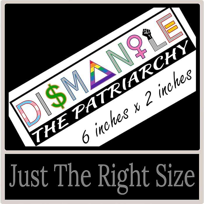 Equality Bumper-Sticker - We are All Powerful Valuable Deserving & Equal Vinyl Decal 6" x 2" Car Auto-Mobile Vehicle Window LGBT-Q-IA Gay Pride Female BLM + Better Than Magnets - Image 5