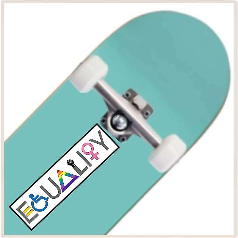 Equality Bumper-Sticker - We are All Powerful Valuable Deserving & Equal Vinyl Decal 6" x 2" Car Auto-Mobile Vehicle Window LGBT-Q-IA Gay Pride Female BLM + Better Than Magnets - Image 7